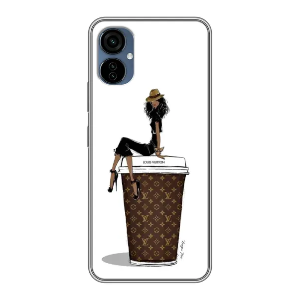 Чехол с принтом «кофе LOUIS VUITTON» для TECNO Camon 19 Neo