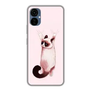 Чехол с принтом «Котик падает» для TECNO Camon 19 Neo
