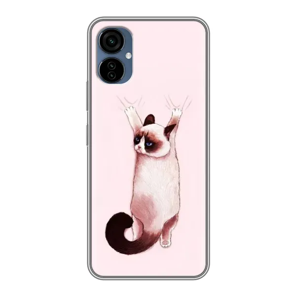 Чехол с принтом «Котик падает» для TECNO Camon 19 Neo
