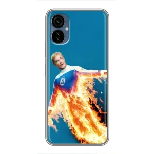 Чохол з принтом Фантастична четвірка для TECNO Camon 19 Neo (Людина-факел у вогні)