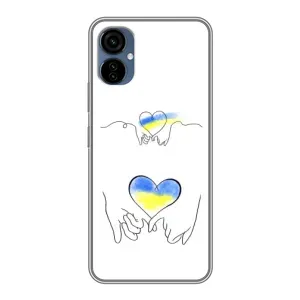 Чохол для Патріота України TECNO Camon 19 Neo - (AlphaPrint) (Мир Україні)