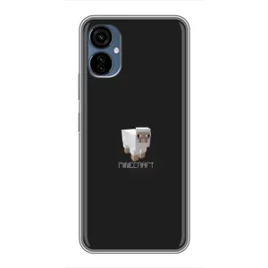 Чохол Майнкрафт на TECNO Camon 19 Neo (AlphaPrint) Minecraft (Овечка Майнкрафт)