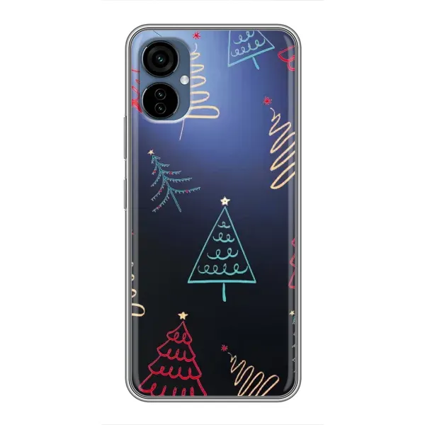 Чехол с принтом «Рождественские елки» для TECNO Camon 19 Neo
