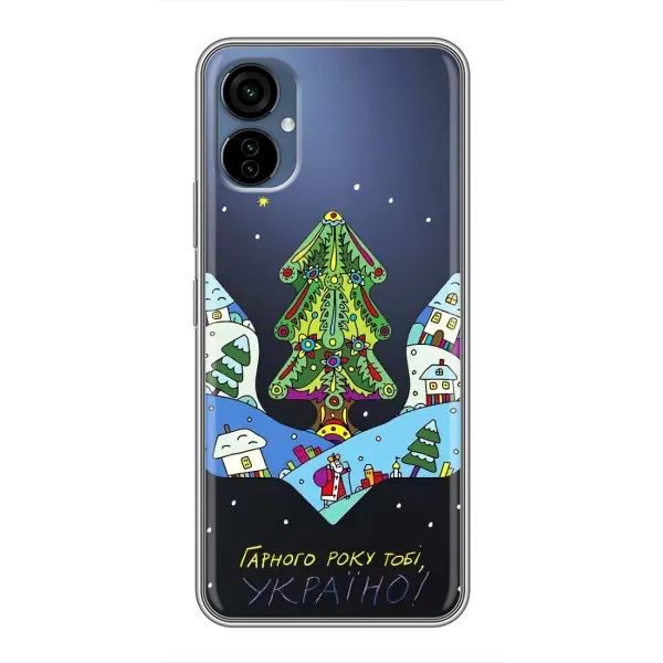 Чехол с принтом «Рождественский герб» для TECNO Camon 19 Neo
