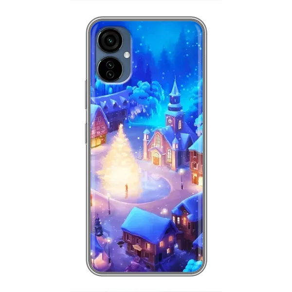 Чехол с принтом «Рождественский город» для TECNO Camon 19 Neo