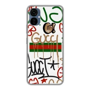 Бренднові Чохли для TECNO Camon 19 Neo - (PREMIUMPrint) (Стиль GUUCI)