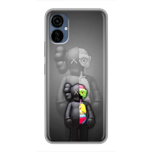Чохол з принтом «Тіло Bearbrick» для TECNO Camon 19 Neo