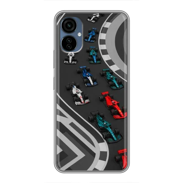 Чохол з принтом «Траса Ф1» для TECNO Camon 19 Neo