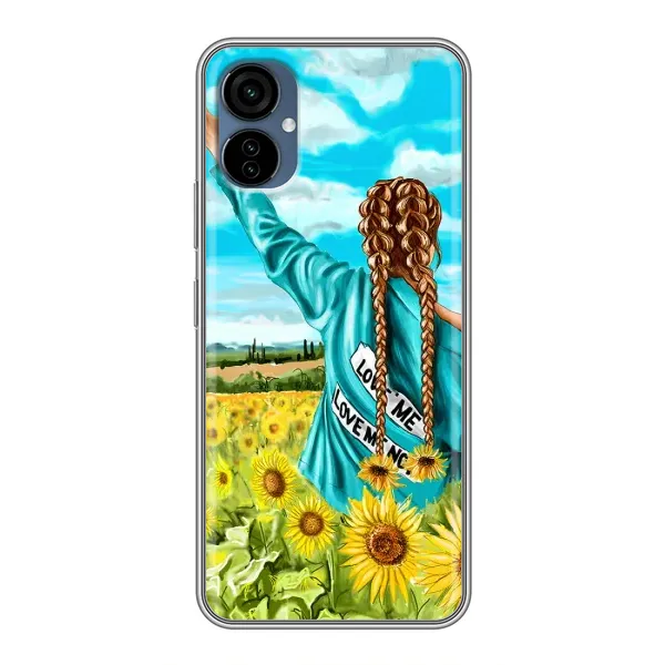 Чохол з принтом «Україночка» для TECNO Camon 19 Neo