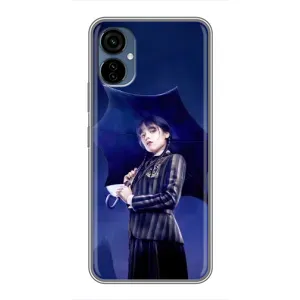 Силіконовий чохол з картинкою для TECNO Camon 19 Neo (Венсдей)
