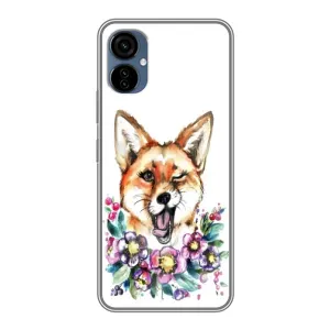 Чохли з картинкою Лисичка для TECNO Camon 19 Neo (VPrint) (Весела лисичка)