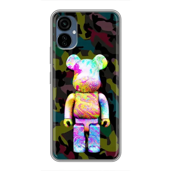 Чохол з принтом «Яскравий Bearbrick» для TECNO Camon 19 Neo
