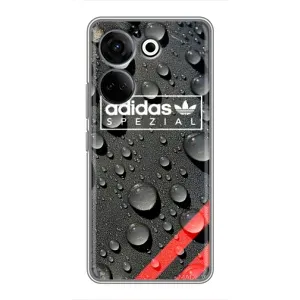 Чехлы Адидас для Tecno Camon 20 Pro (AlphaPrint) (Адидас принт)