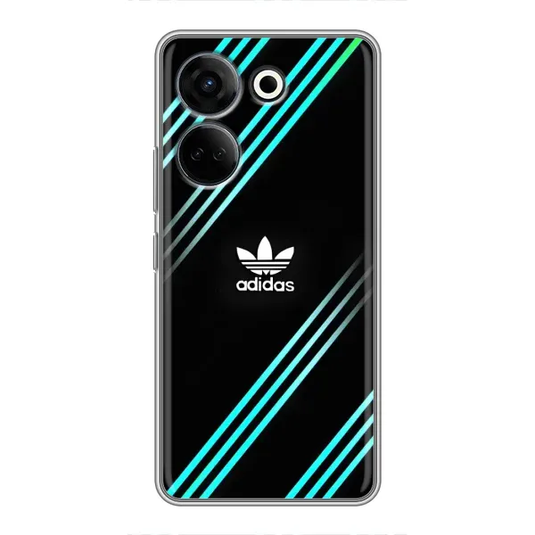Чехол с принтом «Адидас с полосами» для TECNO Camon 20 Pro