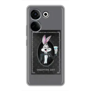 Брендновые Чехлы для Tecno Camon 20 Pro - (PREMIUMPrint) (Бакс Бани LV)