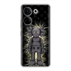 Чехлы для Tecno Camon 20 Pro - Bearbrick Louis Vuitton (PREMIUMPrint) (Bearbrick LV)