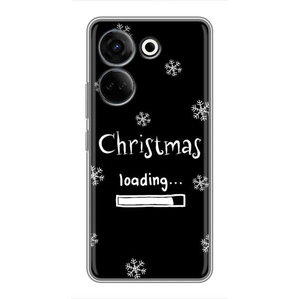 Чехол с принтом «Christmas loading» для TECNO Camon 20 Pro