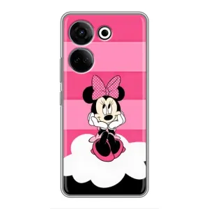 Эксклюзивный чехол для Tecno Camon 20 Pro (AlphaPrint - Мультяшные) (Девочка Maus)