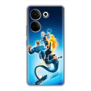 Чохол з принтом Фантастична четвірка для Tecno Camon 20 Pro (Герої Фантастична Четвірка)