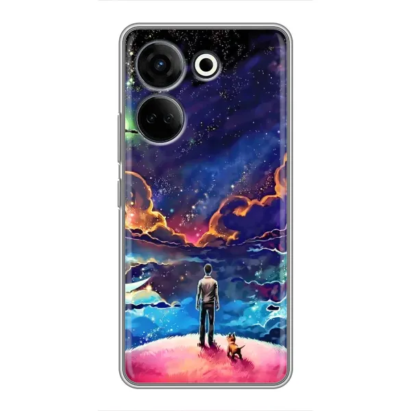 Чехол с принтом «Галактический вид» для TECNO Camon 20 Pro