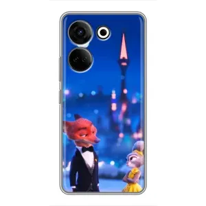Чохол Зоотрополіс на Tecno Camon 20 Pro (Романтичний вечір Зоотрополіс)