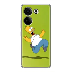 Чjхол з Сімпсонами для Tecno Camon 20 Pro (VPrint) (Гомер Сімпсон)