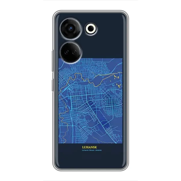 Чохол з принтом «Луганськ» для TECNO Camon 20 Pro