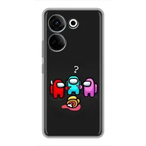 Чехол Амонг Ас для Tecno Camon 20 Pro (AlphaPrint) (Импостер)