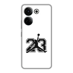Чехлы для Tecno Camon 20 Pro - с картинкой JORDAN (AlphaPrint) (Jordan 23)