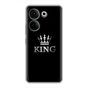 Чехол с Короной Техно Камон 20 Про - (AlphaPrint) (KING)