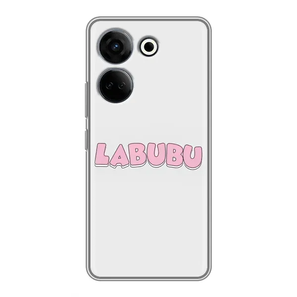 Чехол с принтом «Лого Лабубу» для TECNO Camon 20 Pro