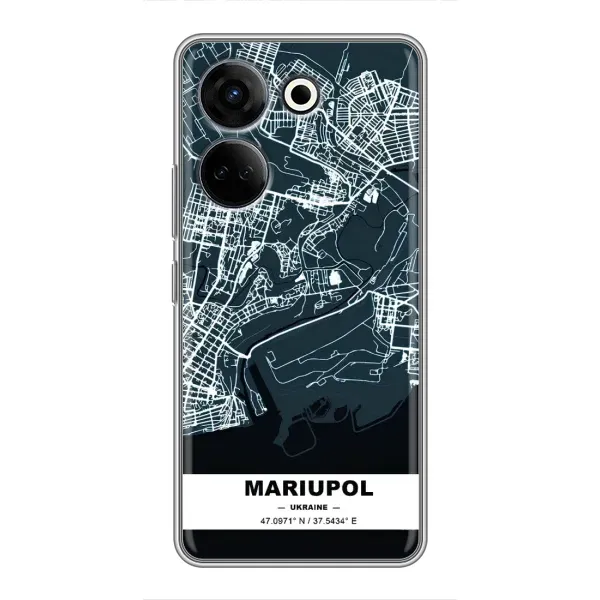 Чохол з принтом «Маріуполь» для TECNO Camon 20 Pro
