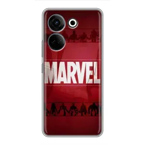 Чехол МАРВЕЛ для Техно Камон 20 Про (AlphaPrint) (MARVEL)
