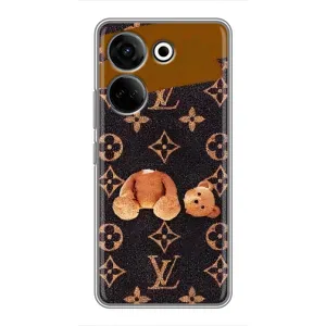 Брендновые Чехлы для Tecno Camon 20 Pro - (PREMIUMPrint) (Медведь без головы)