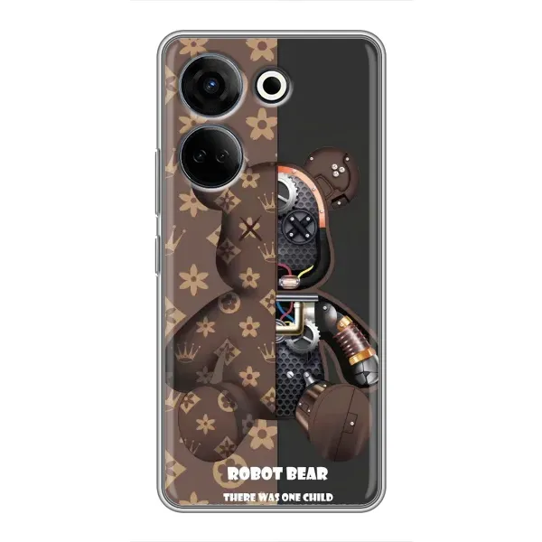 Чехол с принтом «Медведь Луи Витон» для TECNO Camon 20 Pro Чехол с принтом «Медведь Луи Витон» для TECNO Camon 20 Pro