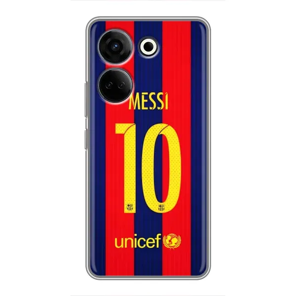 Чохол з принтом «Messi Barca 10» для TECNO Camon 20 Pro Чохол з принтом «Messi Barca 10» для TECNO Camon 20 Pro