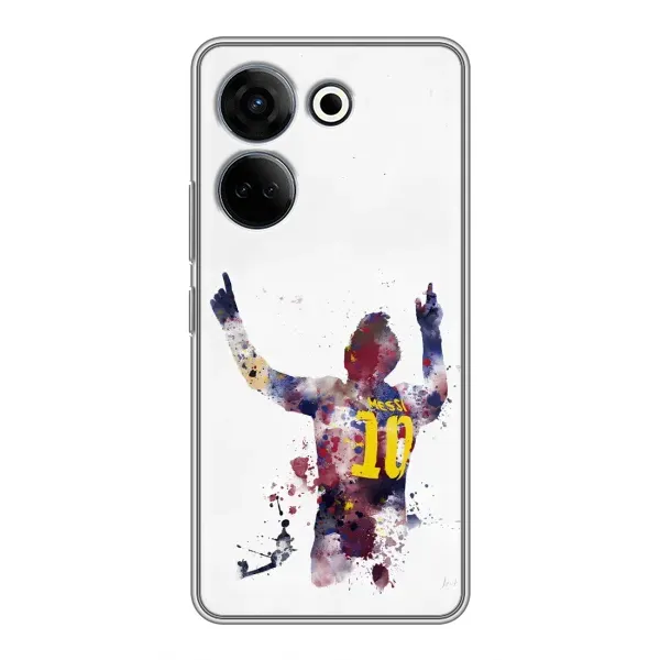 Чохол з принтом «Messi Barca» для TECNO Camon 20 Pro Чохол з принтом «Messi Barca» для TECNO Camon 20 Pro