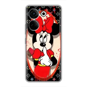 Чехол Disney Mouse Tecno Camon 20 Pro (PREMIUMPrint) (Минни Маус ЛВ)