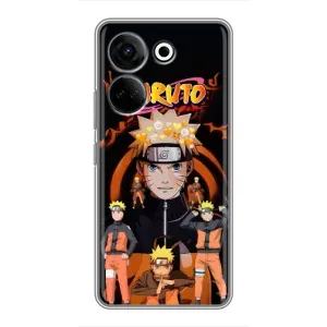 Naruto Anime Чехлы для Техно Камон 20 Про (AlphaPrint) (Наруто из Аниме)