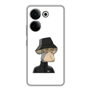 Чехлы с Обезьянами NFT для Tecno Camon 20 Pro (AlphaPrint) (обезьяна NFT Adidas)