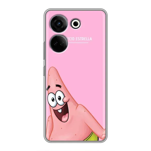 Чехол с принтом «Персонаж Патрик» для TECNO Camon 20 Pro Чехол с принтом «Персонаж Патрик» для TECNO Camon 20 Pro