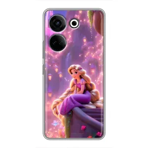 Чохол Рапунцель для Tecno Camon 20 Pro (Рапунцель у замку)