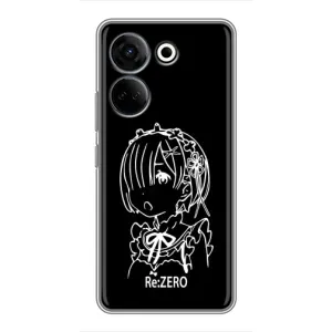 Чехлы Персонажи Аниме Наруто для Tecno Camon 20 Pro (AlphaPrint) (Re: Zero)
