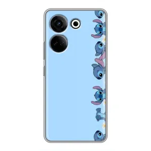 Чохол з принтом Стіч на TECNO Camon 20 Pro (Стіч фон)