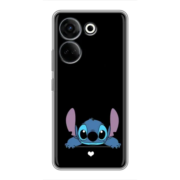 Чохол з принтом «Стіч на чорному» для TECNO Camon 20 Pro