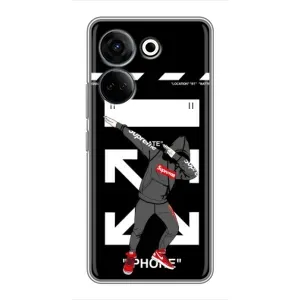 Чехол для Tecno Camon 20 Pro с картинкой Supreme (AlphaPrint) (Суприм)
