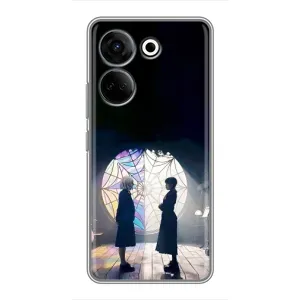 Чохли Венсдей на Tecno Camon 20 Pro Уенсдей (AlphaPrint) (Венздей та Інід)
