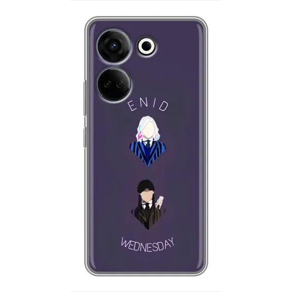 Чохол з принтом «Венздей і подруга» для TECNO Camon 20 Pro