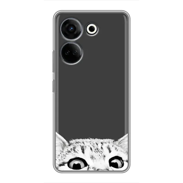 Чехол с принтом «Выглядывает кот» для TECNO Camon 20 Pro Чехол с принтом «Выглядывает кот» для TECNO Camon 20 Pro