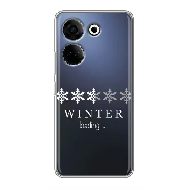 Чехол с принтом «Winter loading» для TECNO Camon 20 Pro